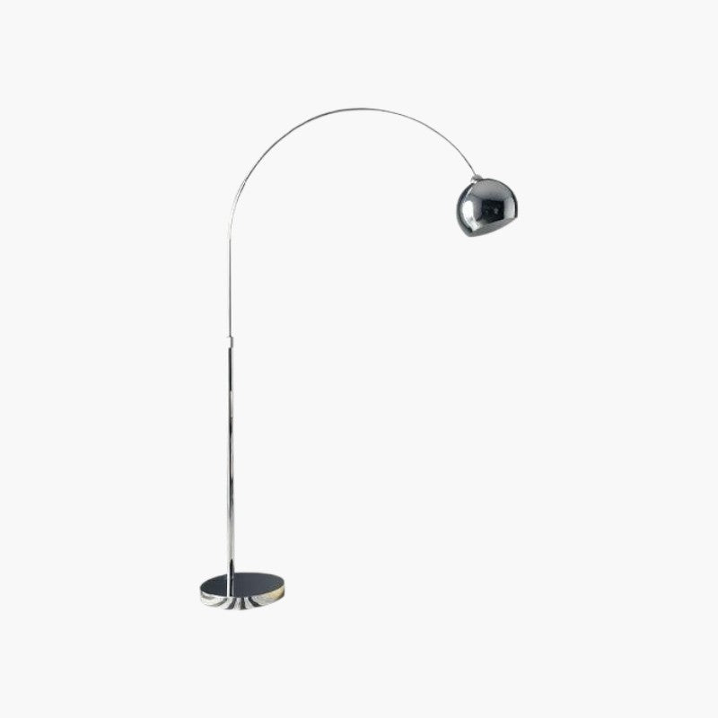 Arc-Globe Postmodern Stainless Steel Floor Lamp