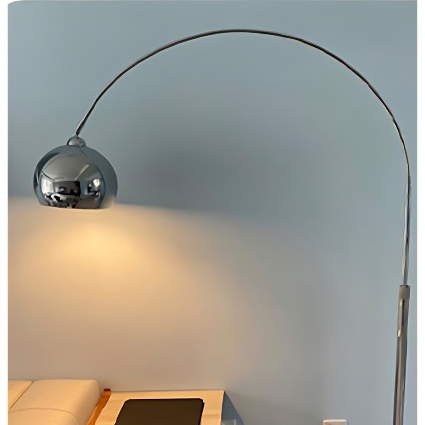 Arc-Globe Postmodern Stainless Steel Floor Lamp