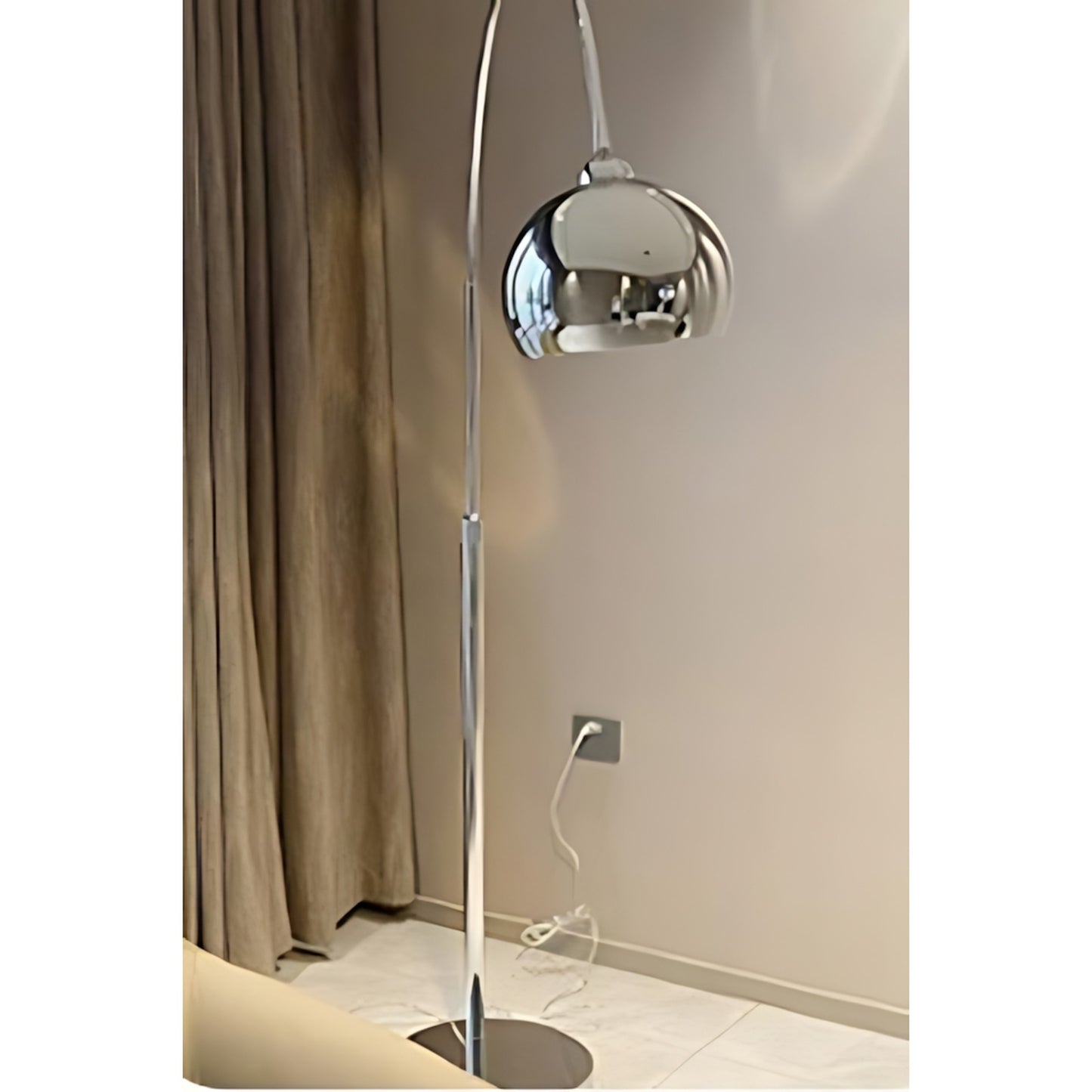 Arc-Globe Postmodern Stainless Steel Floor Lamp
