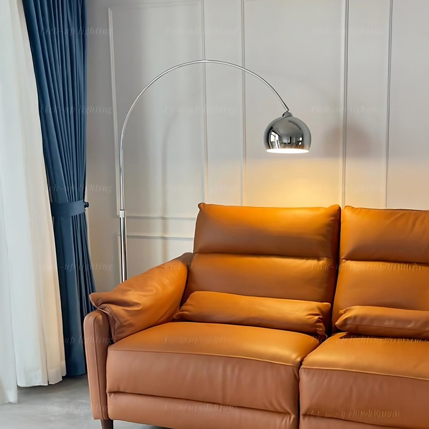 Arc-Globe Postmodern Stainless Steel Floor Lamp