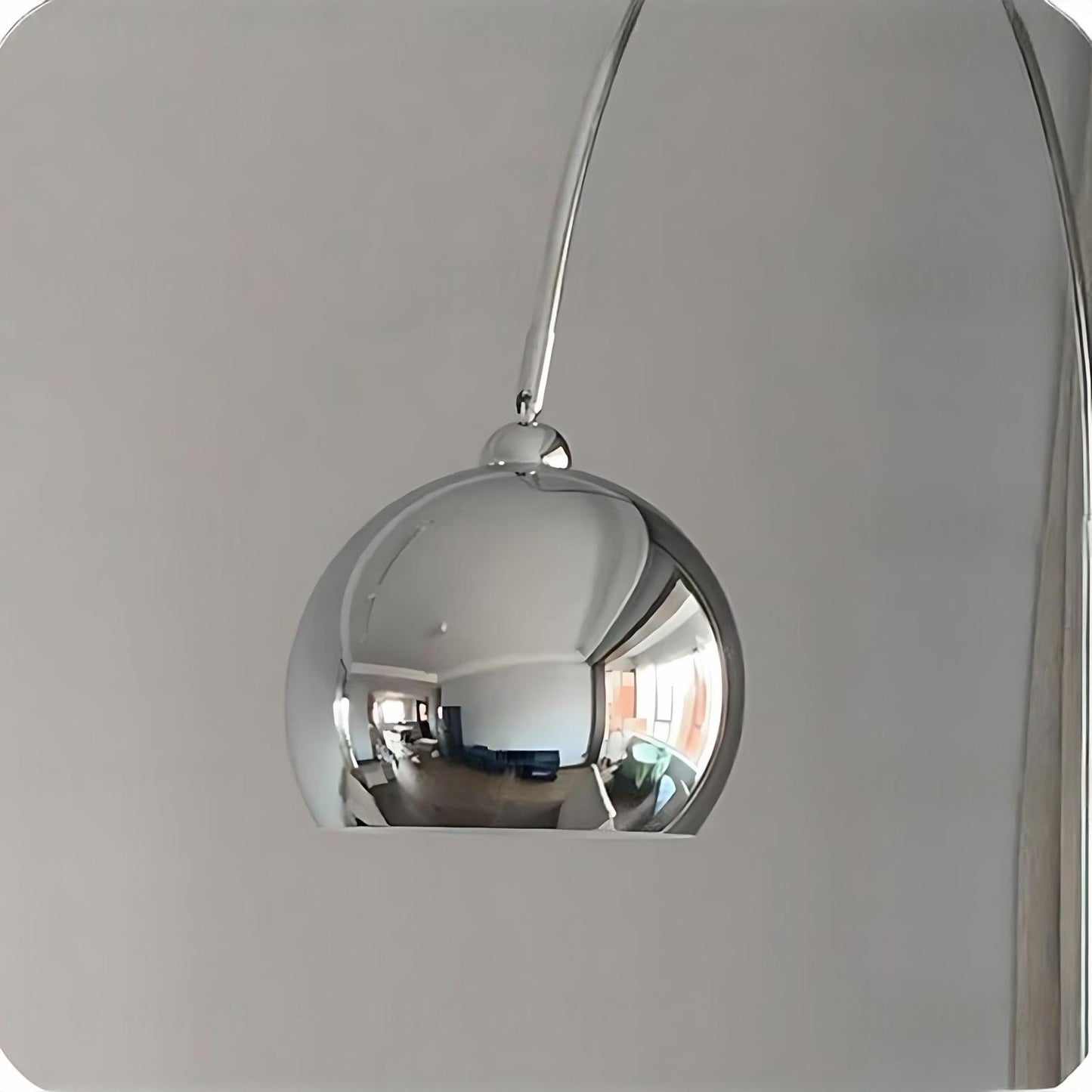 Arc-Globe Postmodern Stainless Steel Floor Lamp