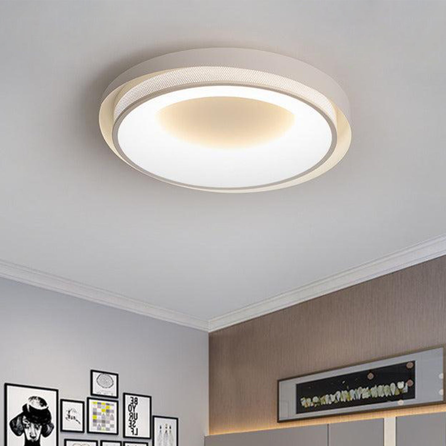 Orb Dimmable Modern Metal Ceiling Lamp