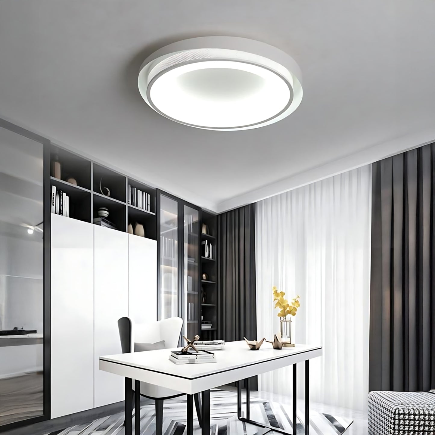 Orb Dimmable Modern Metal Ceiling Lamp