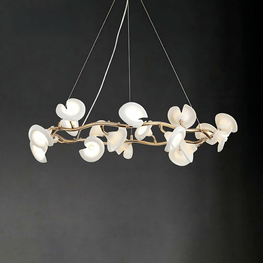 Blossom French Ceramic Chandelier
