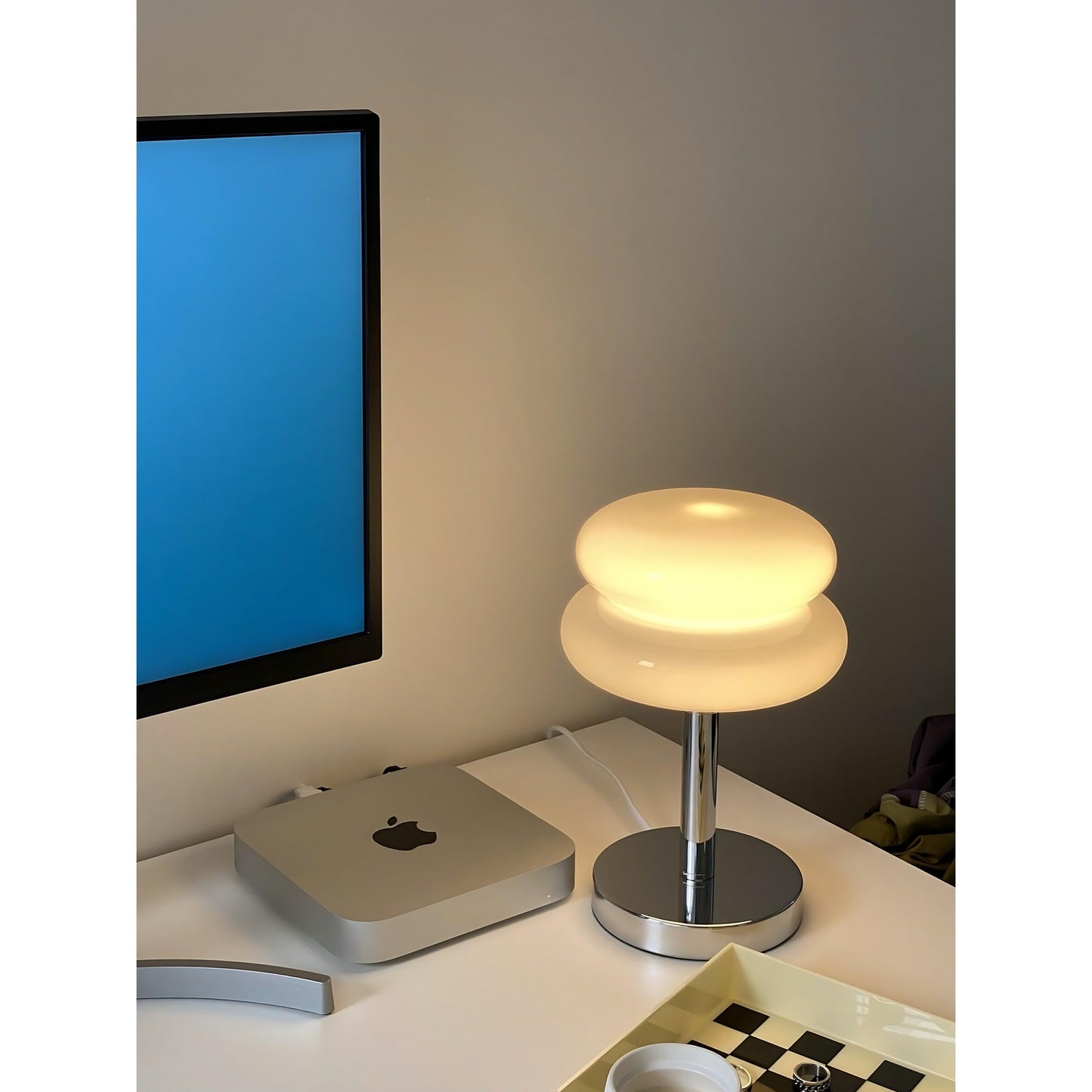 Macaron Stack Korean Glass Table Lamp
