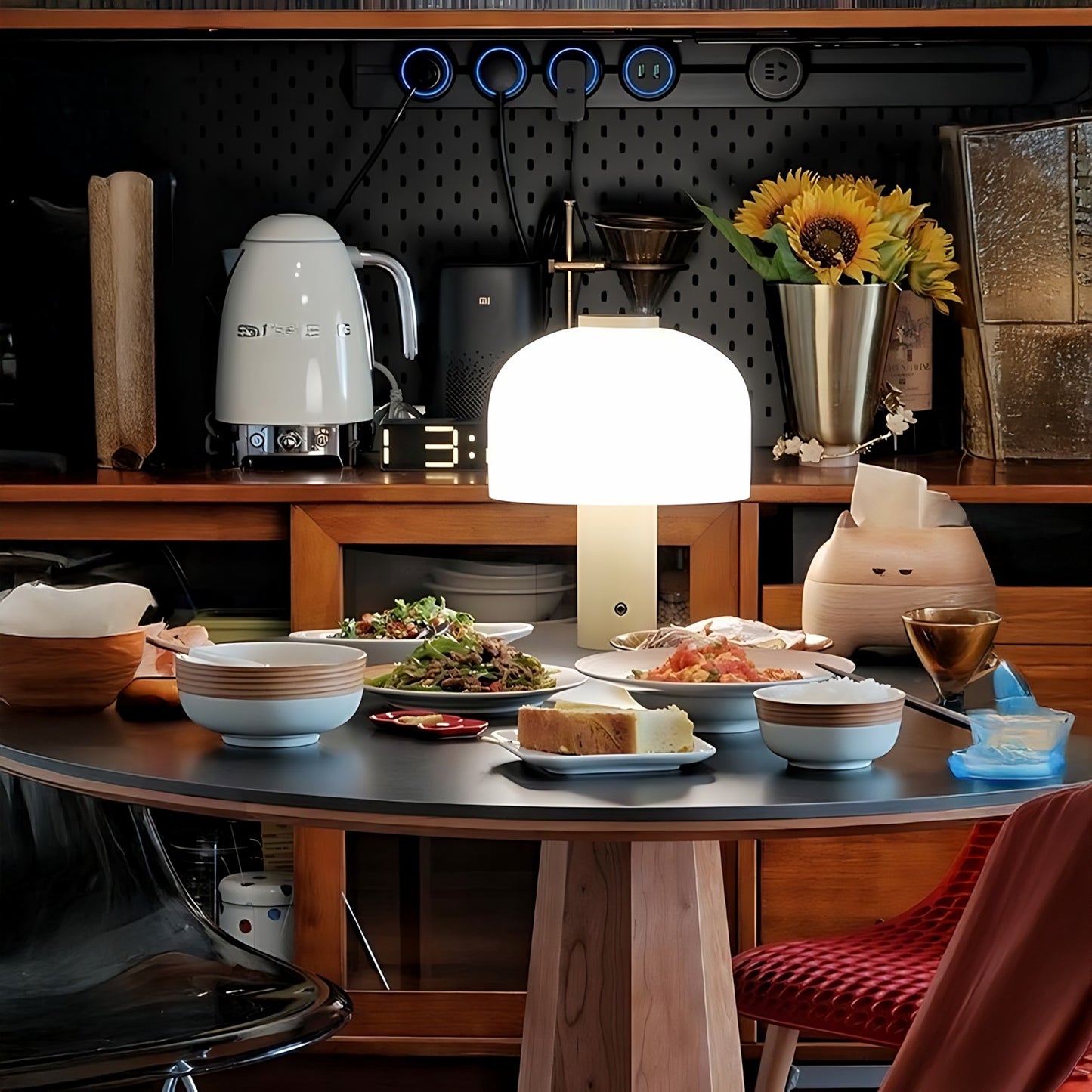 Mushroom Dome Table Lamp