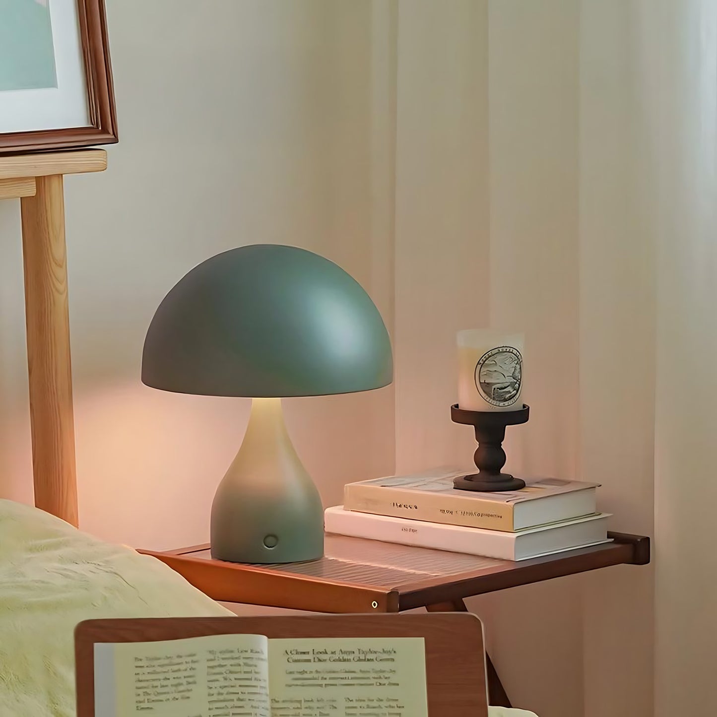 Mushroom Iron Table Lamp