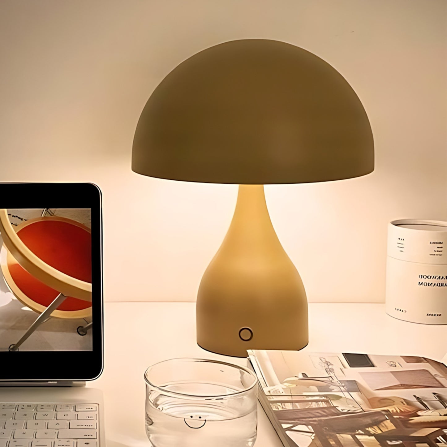 Mushroom Iron Table Lamp