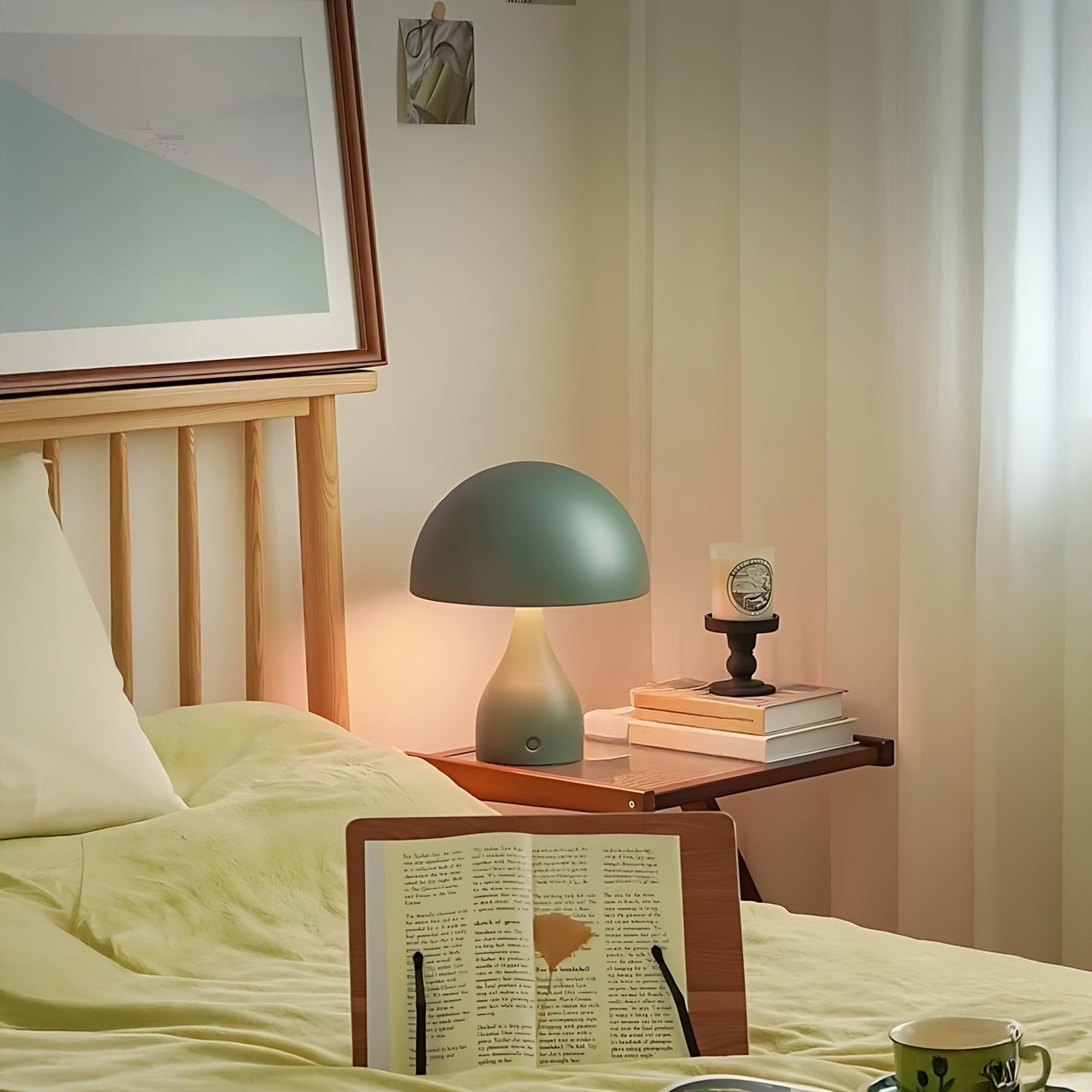 Mushroom Iron Table Lamp