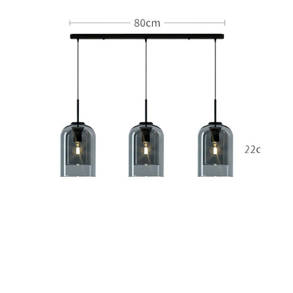 Nordic Glass Dome Pendant Light