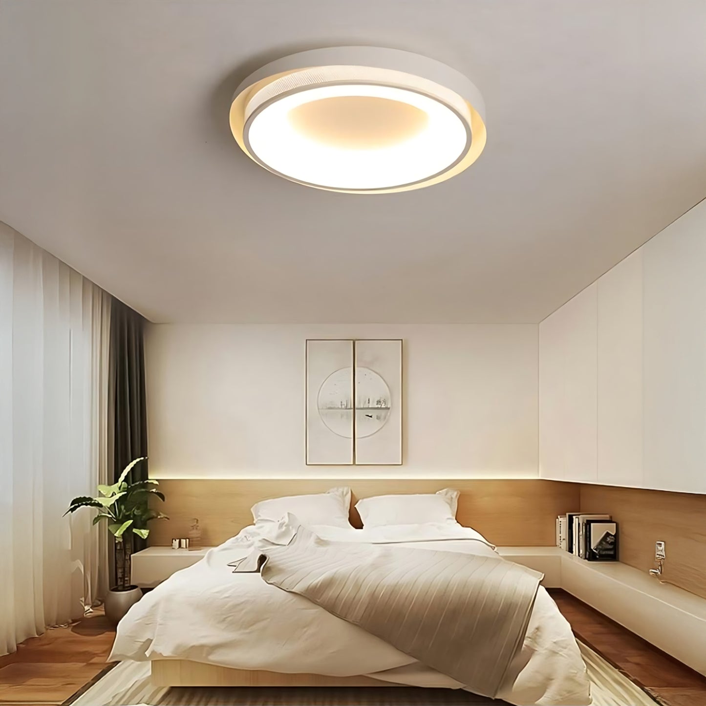 Orb Dimmable Modern Metal Ceiling Lamp
