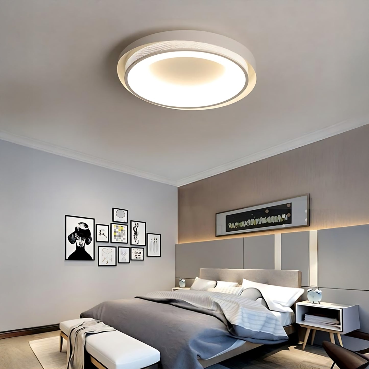 Orb Dimmable Modern Metal Ceiling Lamp