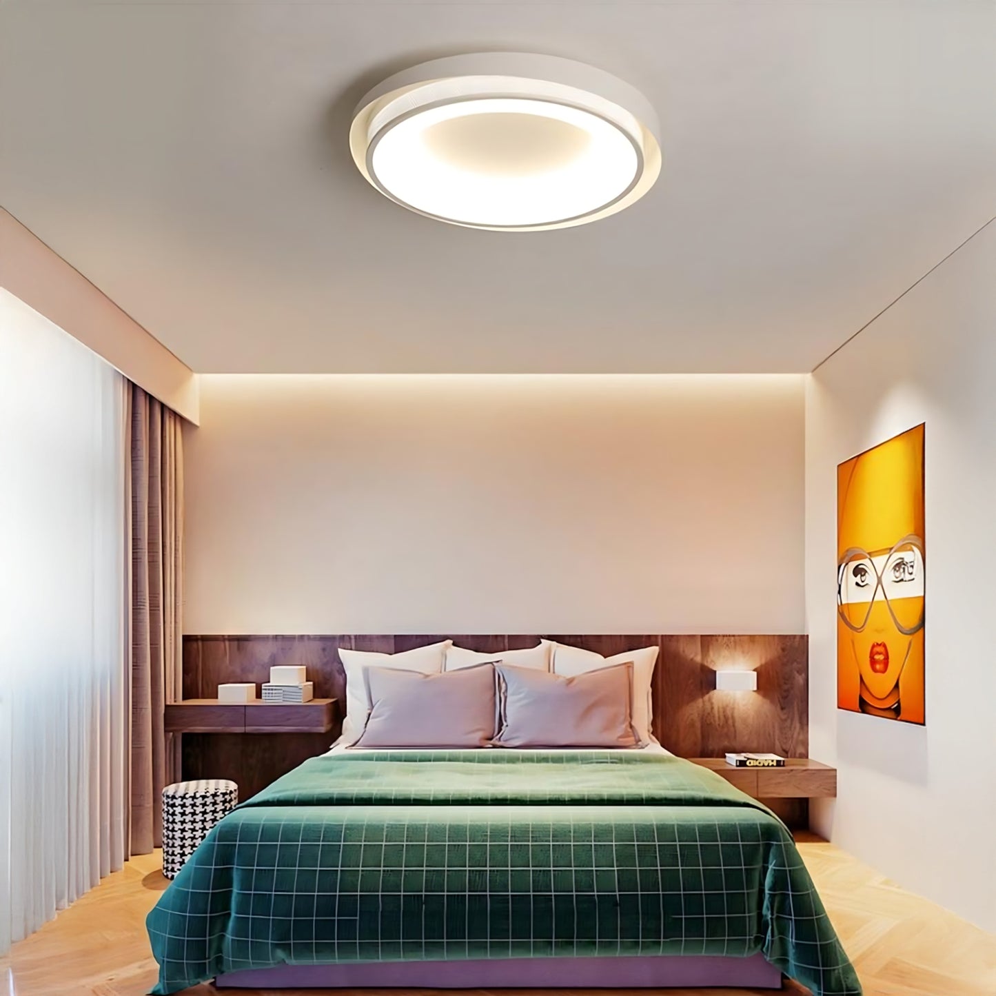 Orb Dimmable Modern Metal Ceiling Lamp
