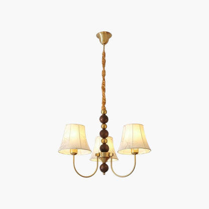 Vintage Fabric Branch Chandelier