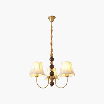 Vintage Fabric Branch Chandelier