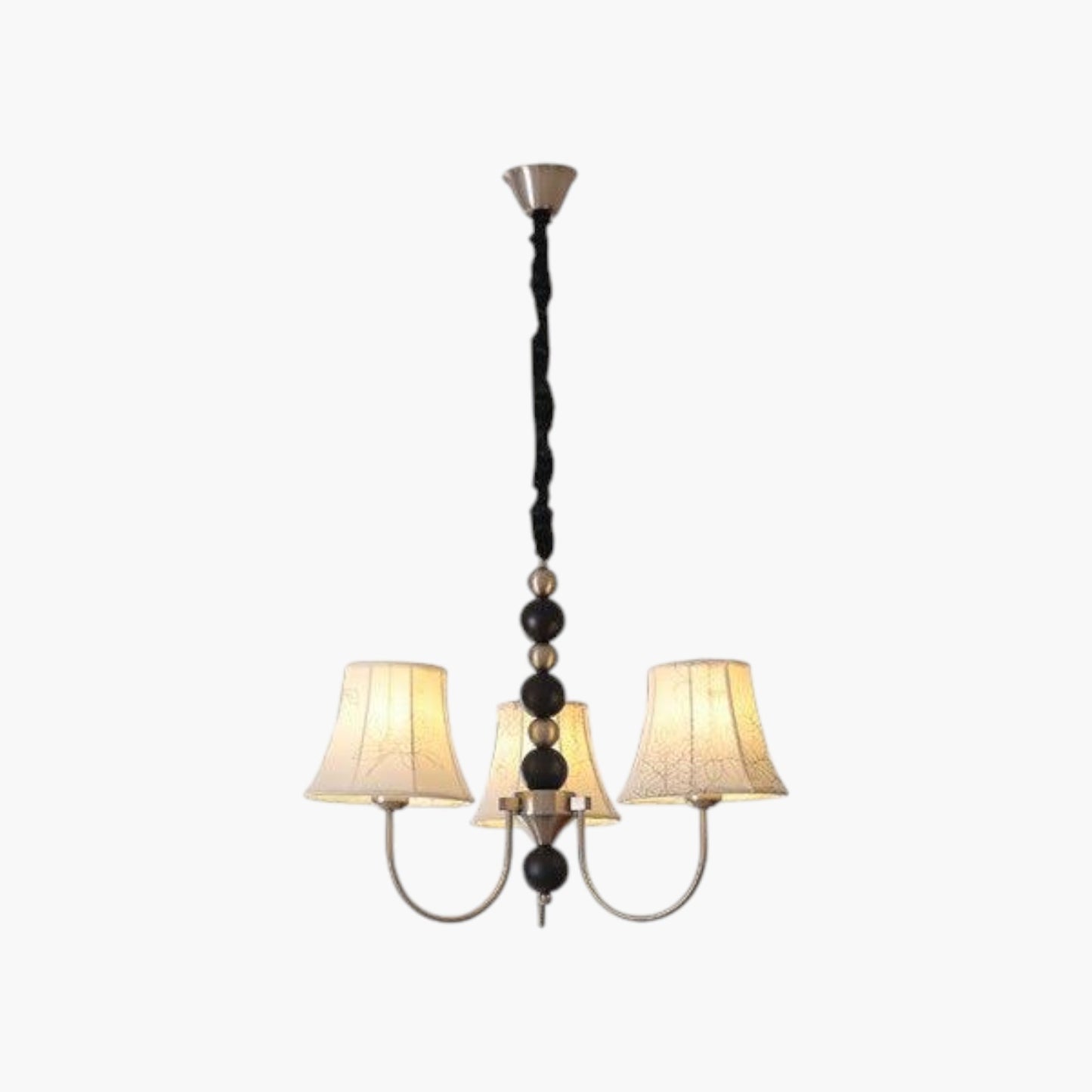 Vintage Fabric Branch Chandelier